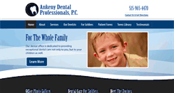 Desktop Screenshot of ankenydentist.com